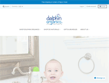 Tablet Screenshot of dolphinorganics.com
